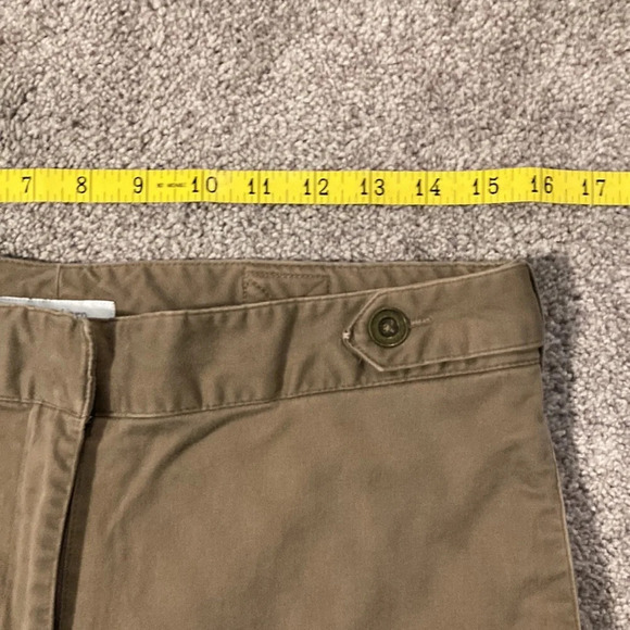 Dressbarn Flat Front Khaki Pants 10 - Picture 5 of 13